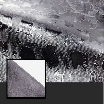 Χονδρικό PVC Highlights of 045 # Panda Grain Pattern Τεχνητό συνθετικό δέρμα πορτοφόλι κουτί παπούτσια σημειωματάριο ύφασμα