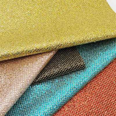 Πλακέτο τύπου πλέγματος Ακατέργαστο γυαλιστερό PVC συνθετικό δέρμα Στρέξιμο ψεύτικο δέρμα υλικό για παπούτσια τσάντα αποσκευών συσκευασία καναπέ εξωτερική επένδυση