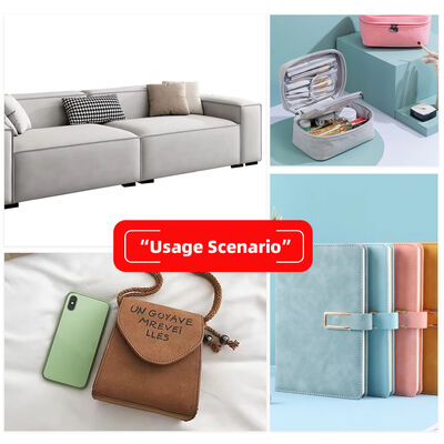 PU Frosted Yangbuck Nubuck Grain Synthetic Leather for Bag Shoes Wallet Decorate Notebooks Case Faux Leather Fabric