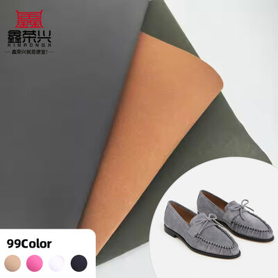 ECO Imitation Suede Microfiber PU Lining Synthetic Leather Fabric Waterproof Stretch for Outdoor Shoes Bags Mittens Pillows