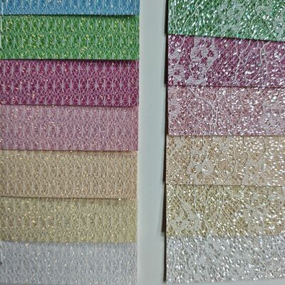 XR Glitter συνθετικό δέρμα    Ρισκό μοτίβο & Φλωρικό μοτίβο