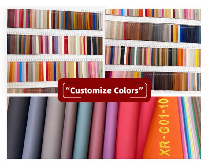 Υπερ-ελαστικός υφάσματος συνθετικού δέρματος PVC απλού κόκκου, ανθεκτικό στη βρωμιά, ψεύτικο δέρμα για έπιπλα, καναπέ, καρέκλα, σακούλες αυτοκινήτων 6