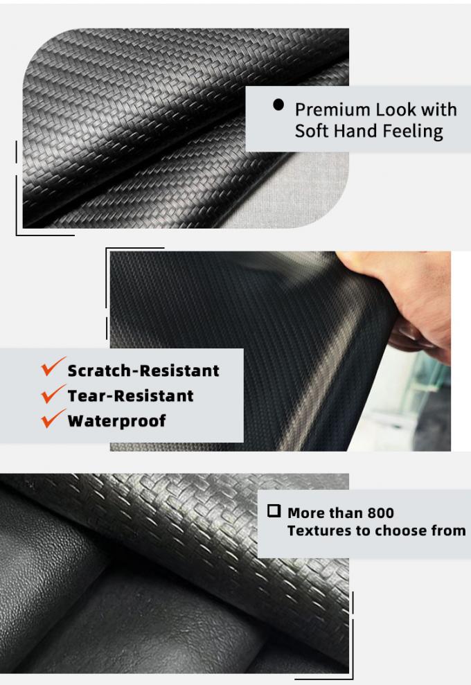 Ελαστικό Pvc ανάγλυφα πρότυπα Τεχνητό συνθετικό δέρμα για μοτοσυκλέτα Καλύφτης καθίσματος ποδηλάτου Καναπέ Αυτοκινήτου Φανταστικά δερμάτινα υλικά 5