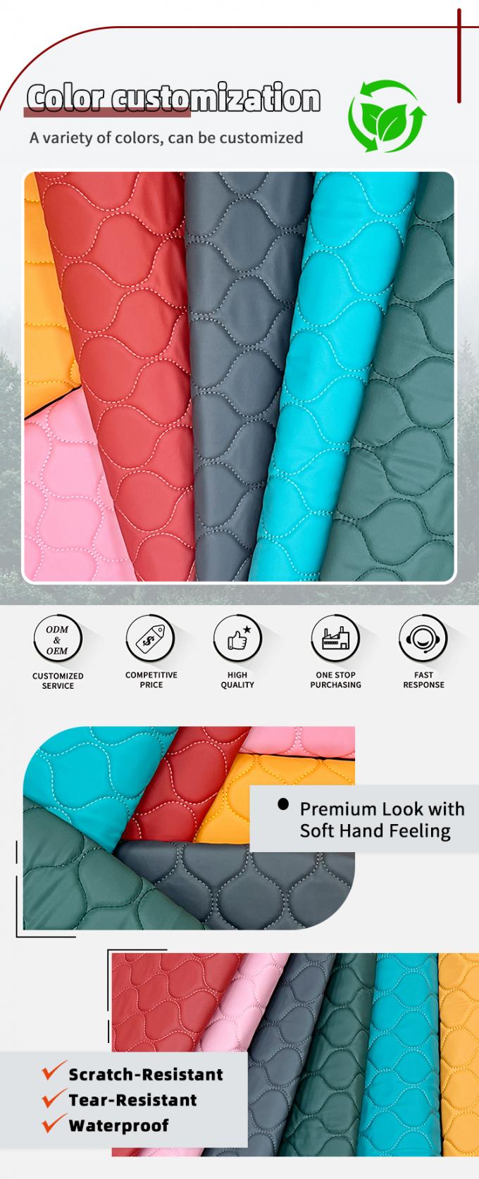 PVC 3mm Σφουγγάρι Τεξτοποιημένο Ψεύτικο Συνθετικό Δέρμα Αντι-Κατσαρίδες Ανερόστερο μαλακό κάλυμμα επίπλων για καναπέδες Καρέκλες μασάζ Καρέκλες αυτοκινήτου 4