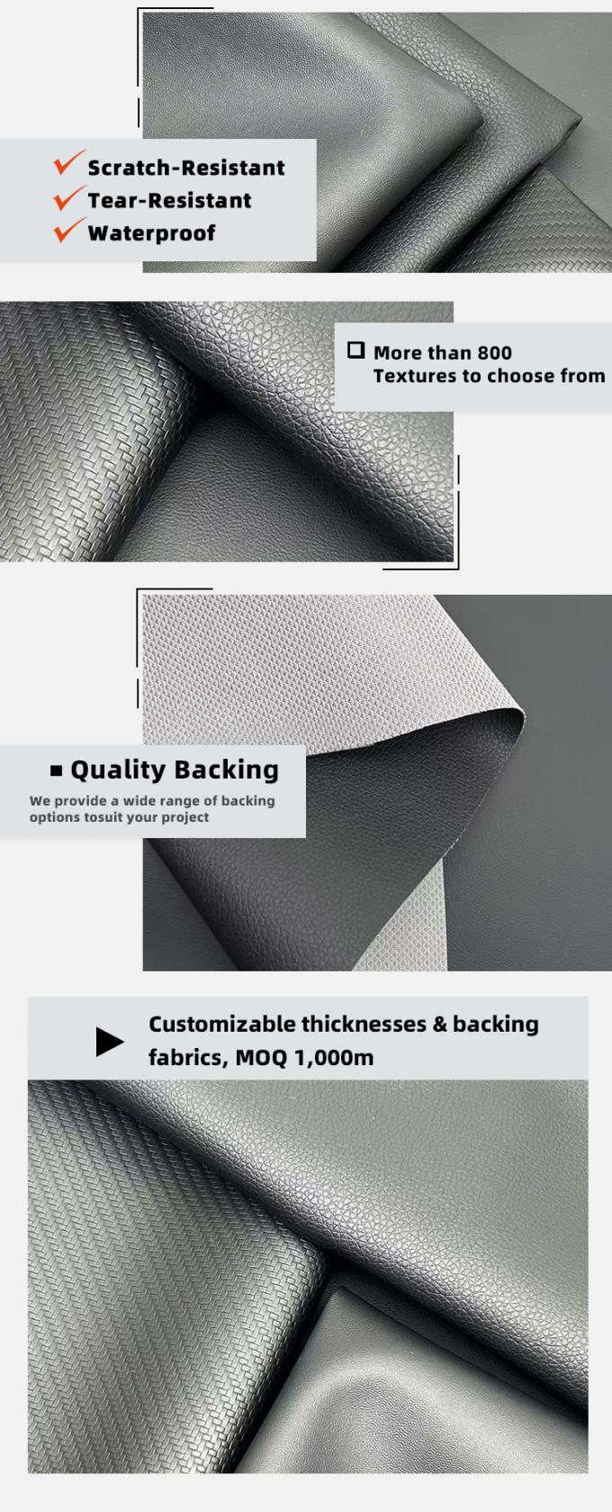 160cm πλατύ συνθετικό δέρμα για αυτοκίνητα στρώματα καθίσματα αυτοκινήτων ανθεκτικό σε γρατσουνιές ανθεκτικό σε νερό ανάγλυφο PVC ψεύτικο δέρμα για καναπέ καρέκλα έπιπλα 5