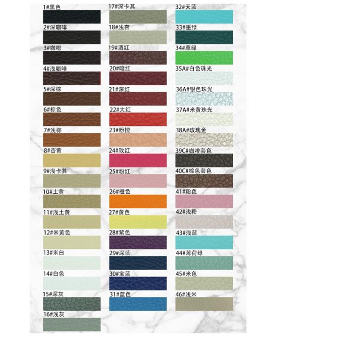 PVC Litchi Grain συνθετικό δέρμα για έπιπλα 54" πλάτος 13