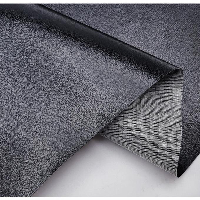 Ανθεκτικό στην τριβή δέρμα PVC για ταπετσαρία επίπλων 140cm πλάτος 4