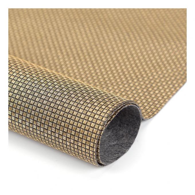 PVC Μεταλλικό Μαργαριταρένιο Φωτεινό Χρώμα Μικρό Υφαντό Μοτίβο Τεχνητό Συνθετικό Συσκευασία Πορτοφόλι Κουτί Παπούτσια Σημειωματάριο Δερματίνη 6