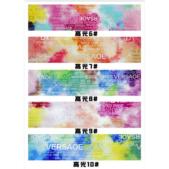 ΠΥ Rainbow Letter Print Magazine Design Συνθετικό δέρμα Αδιάβροχο πλαστό δερμάτινο ύφασμα για τσάντα αποσκευών Καλλυντικά έπιπλα/καναπέ 11