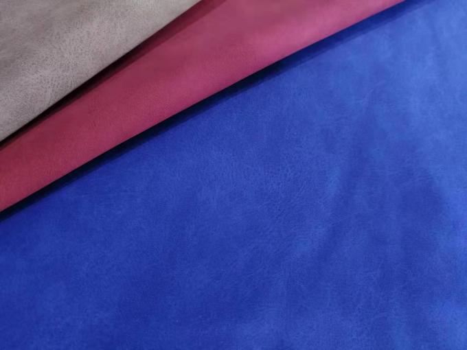 PU Nubuck Δερμάτινο Συνθετικό Δέρμα Ύφασμα Απομίμηση Βαμβακερού Πάτου Παπούτσια Τσάντες Ύφασμα Σημειωματάριου Χονδρική 5