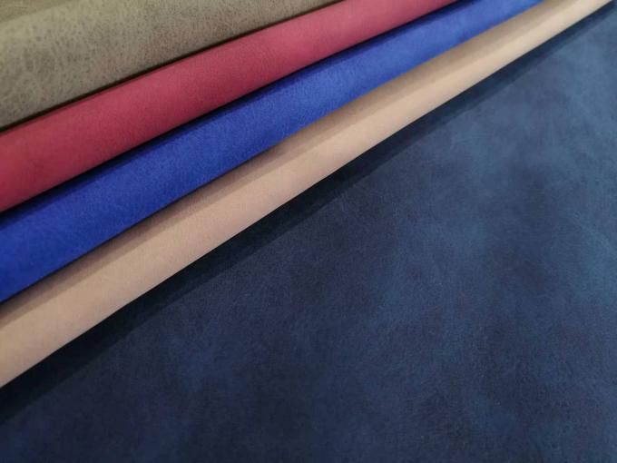 PU Nubuck Δερμάτινο Συνθετικό Δέρμα Ύφασμα Απομίμηση Βαμβακερού Πάτου Παπούτσια Τσάντες Ύφασμα Σημειωματάριου Χονδρική 4