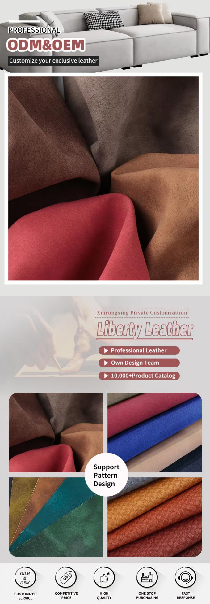 PU Frosted Yangbuck Nubuck Grain Συνθετικό Δέρμα για Τσάντα Παπούτσια Πορτοφόλι Διακόσμηση Τετράδια Θήκες Δερματίνη 4